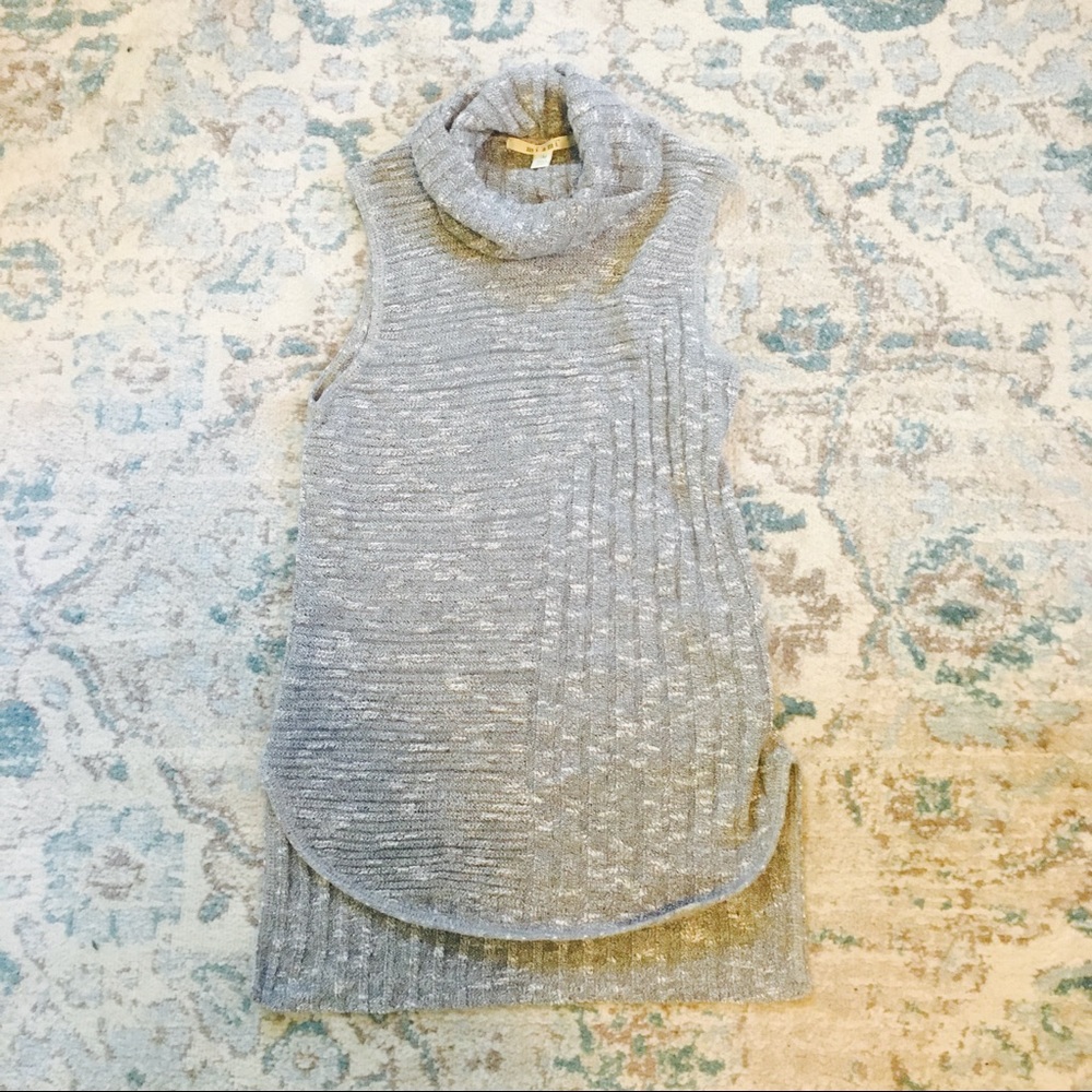 Sleeveless Cowl Neck Sweater